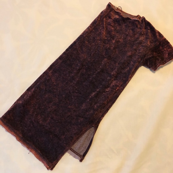 Free People Doran oversized velvet top, size XS - Picture 4 of 5